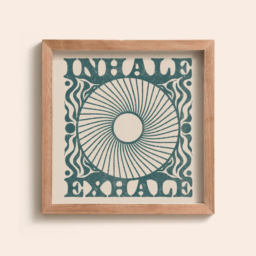 Inhale Exhale Print by Cai & Jo