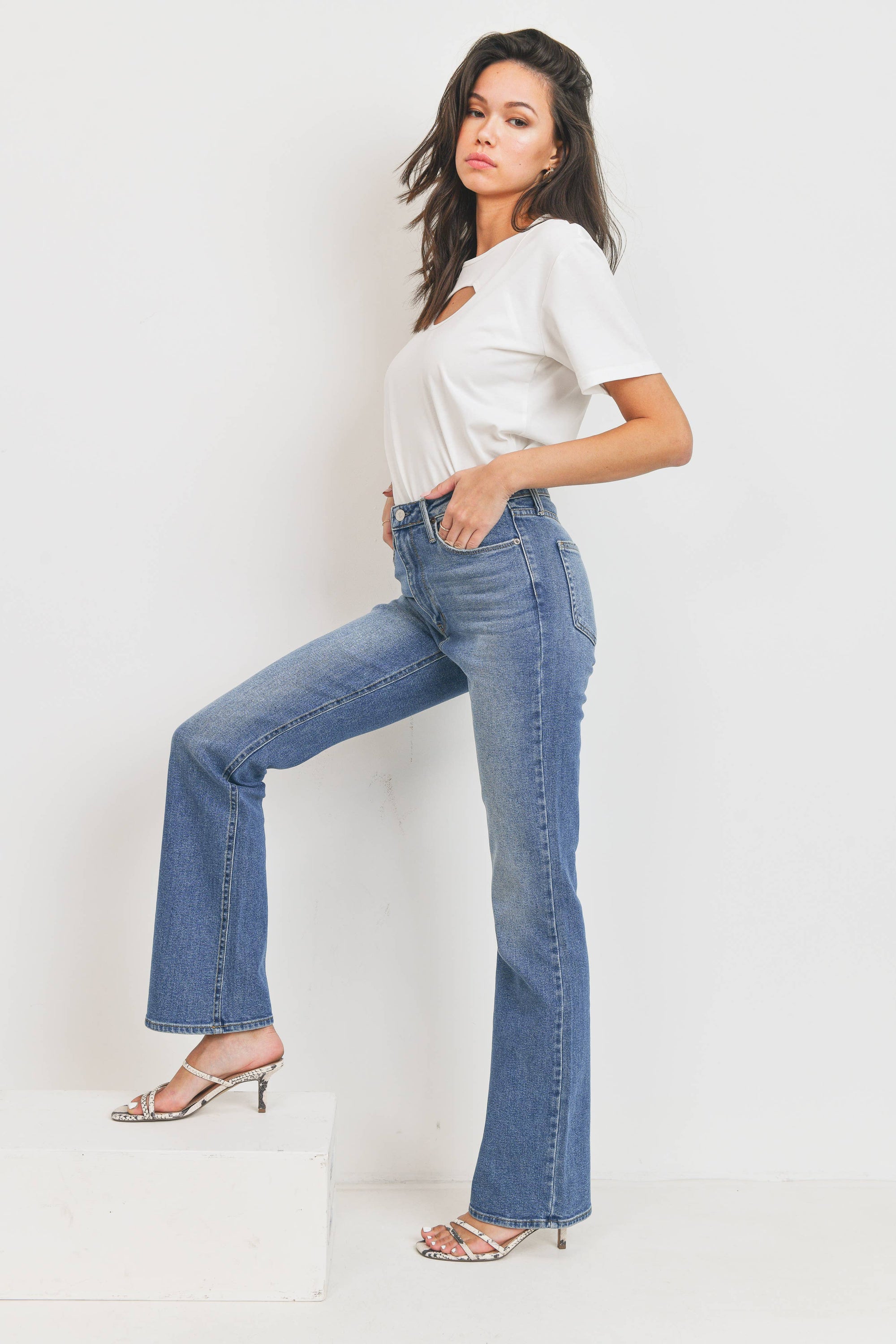 The Ava Everything Boot Jeans by Just Black Denim