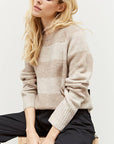 The Danika Wool Blend Striped Sweater