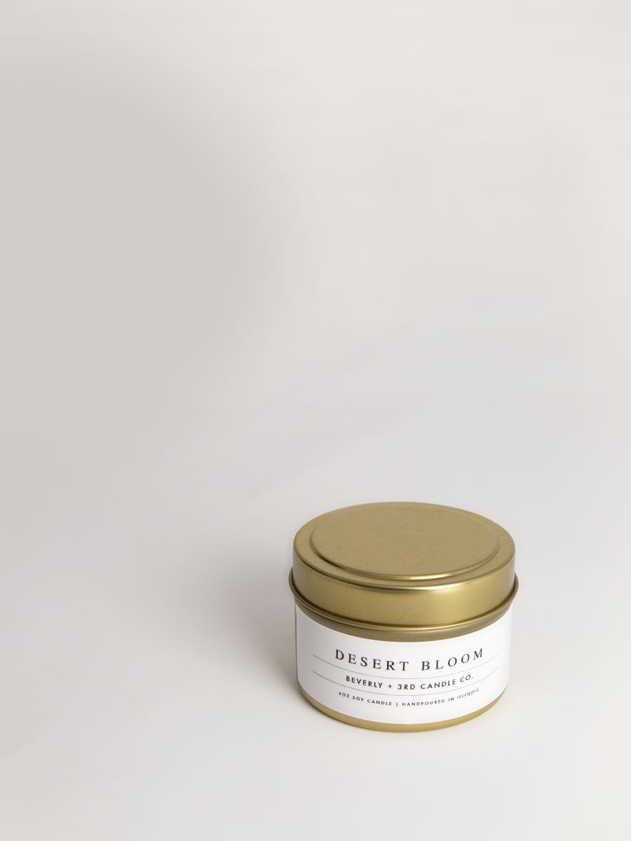 Desert Bloom Travel Tin Candle by Beverly + 3rd