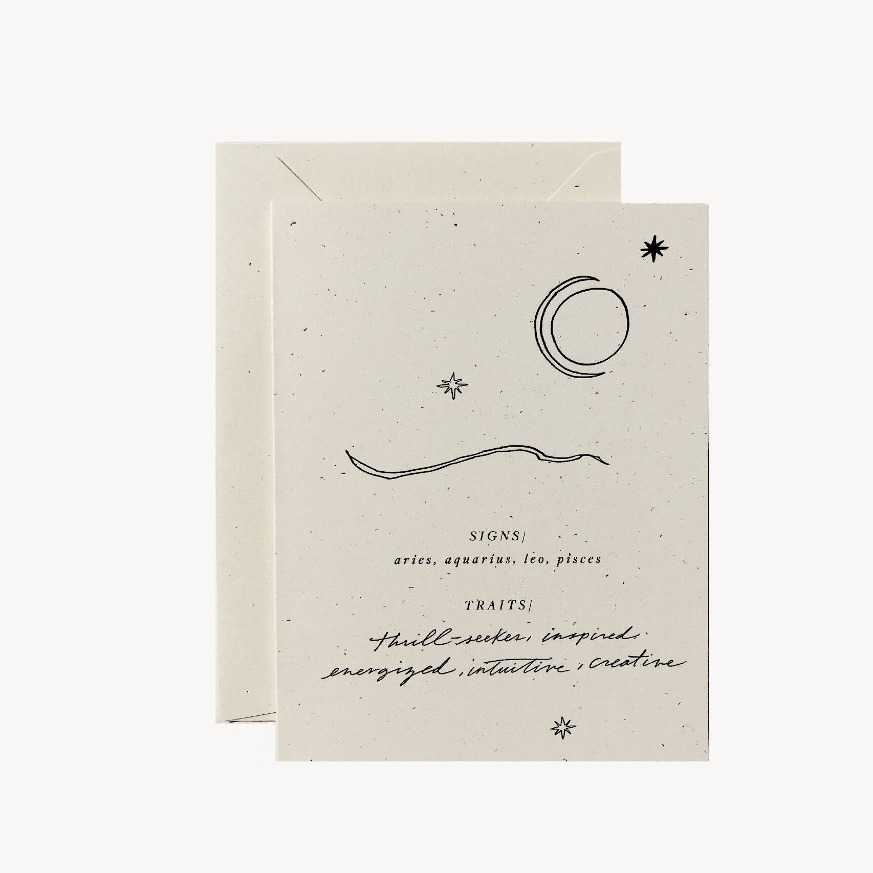 The Dreamer Card by Wilde House Paper