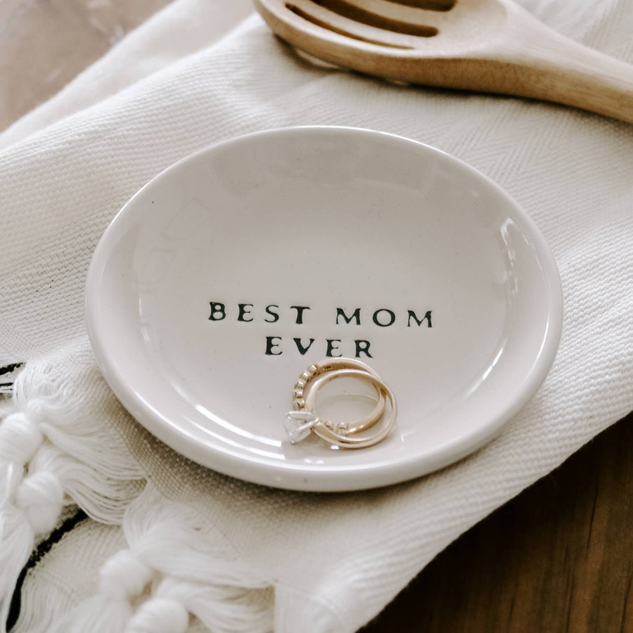Best Mom Ever Stoneware Dish by Sweet Water Decor