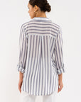 The Double Pocket Striped Top