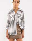 The Double Pocket Striped Top