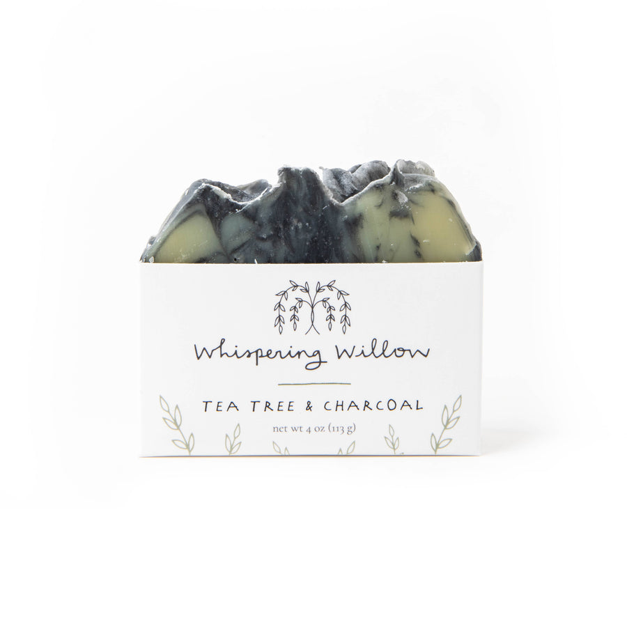 Tea Tree with Charcoal Soap by Whispering Willow