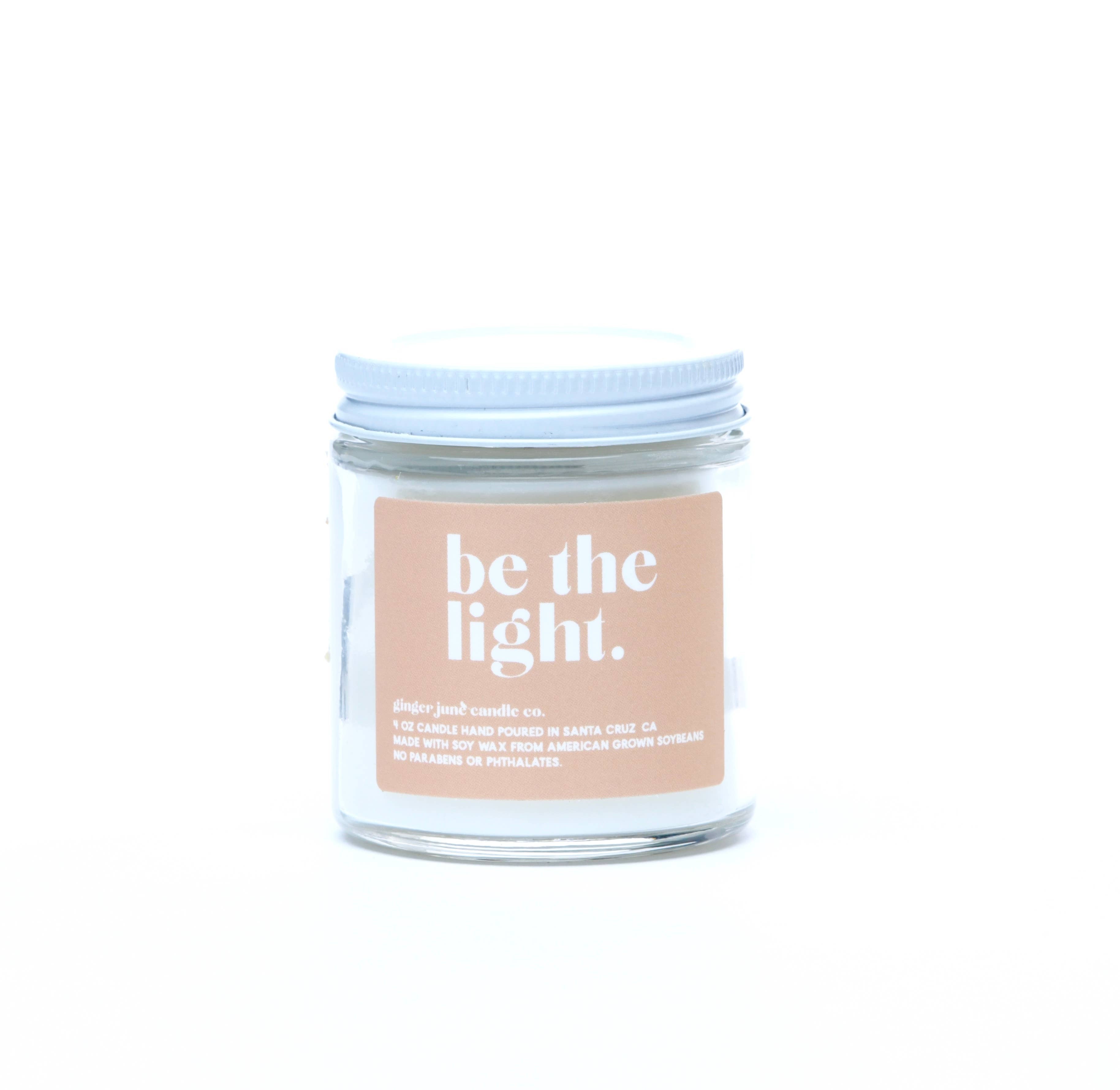 Be the Light Mini Soy Candle by Ginger June Candle Co.