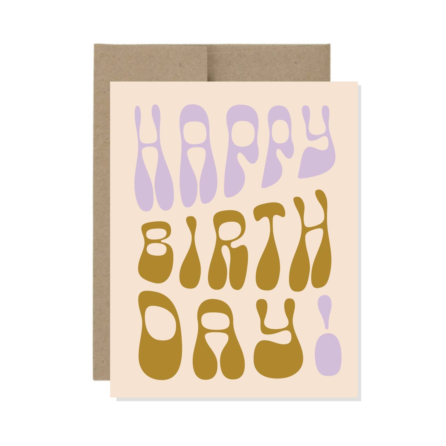 Trippy Happy Birthday Card by Confetti Riot