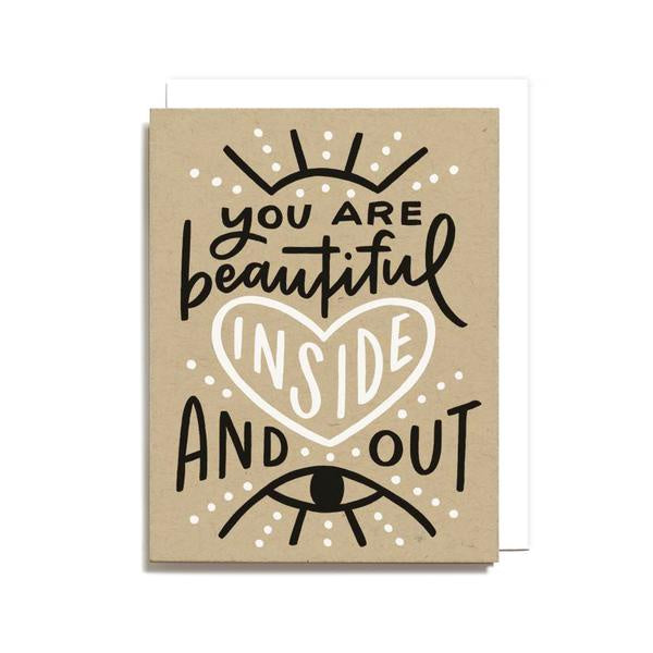 Beautiful Inside + Out Card by Worthwhile Paper
