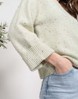 The Ella Confetti Cropped Sweater