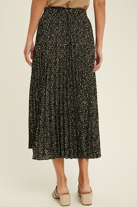 The Evyn Pleated Maxi Skirt