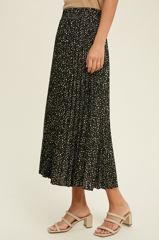 The Evyn Pleated Maxi Skirt