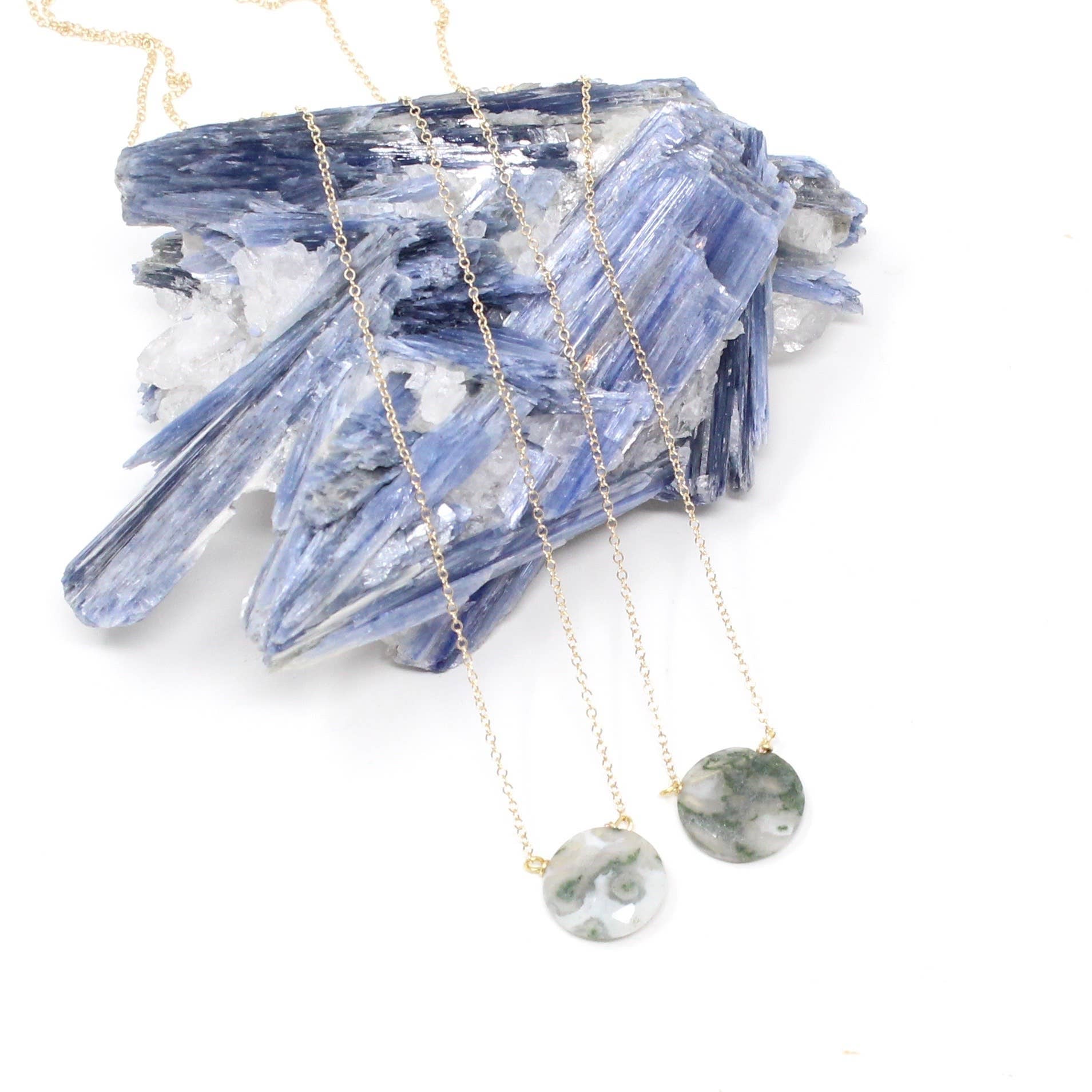 The Moss Agate Necklace