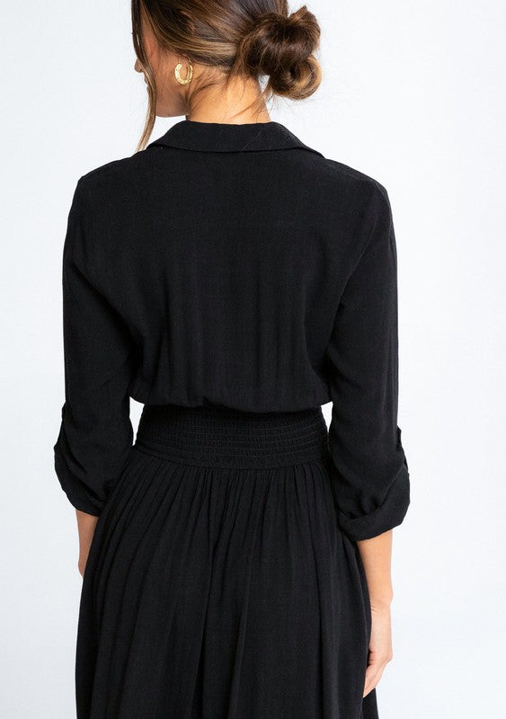 The Dakota Midi Shirt Dress