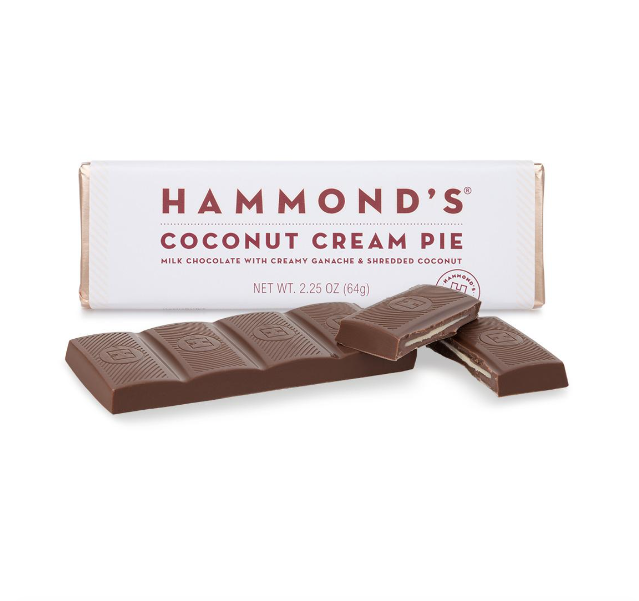 Coconut Cream Pie Chocolate Bar by Hammond&#39;s