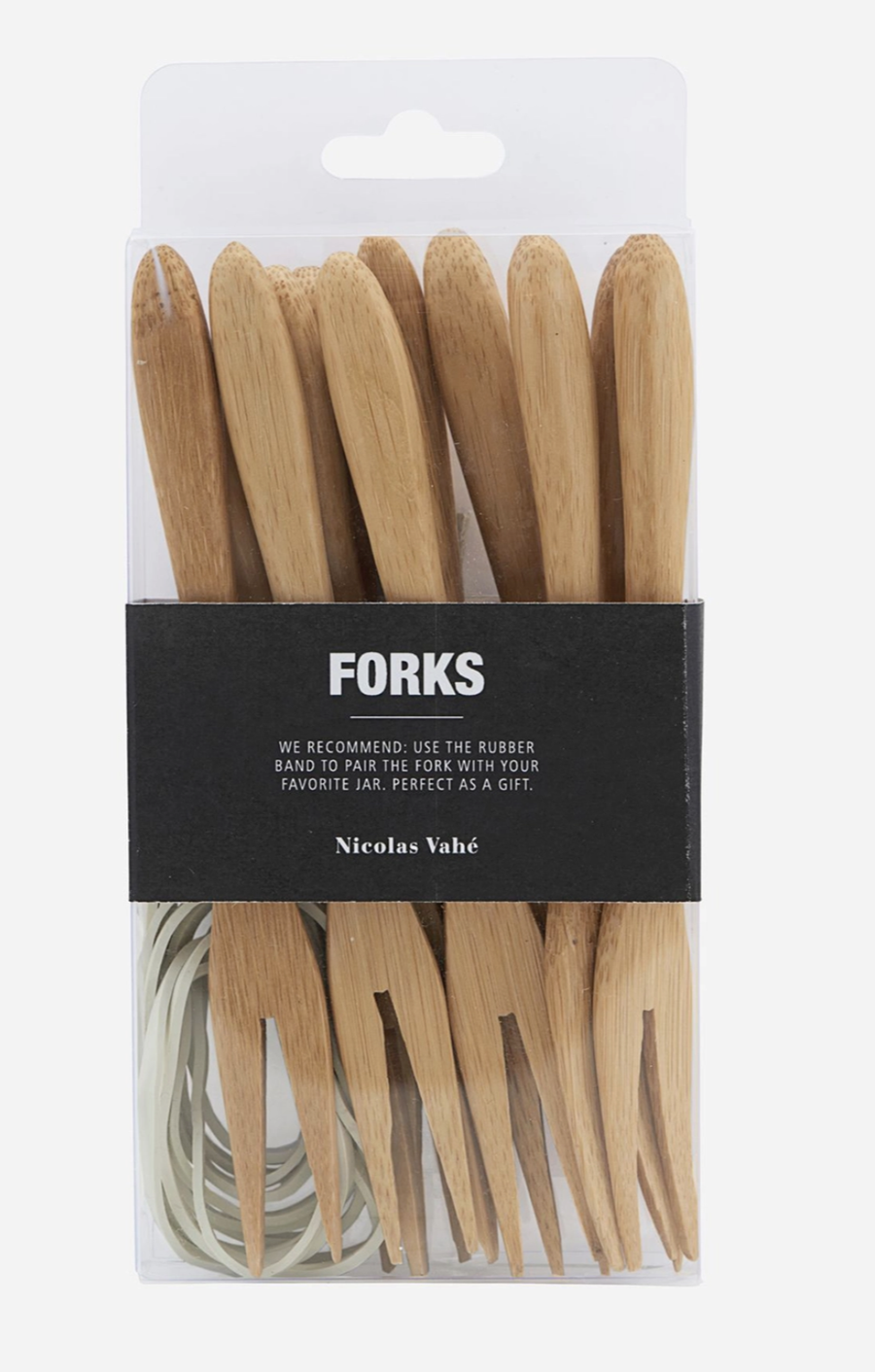 Nicolas Vahé Bamboo Fork with White Rubberband by Society of Lifestyle