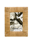 Hand-Woven Rattan Picture Frame - 4 x 6