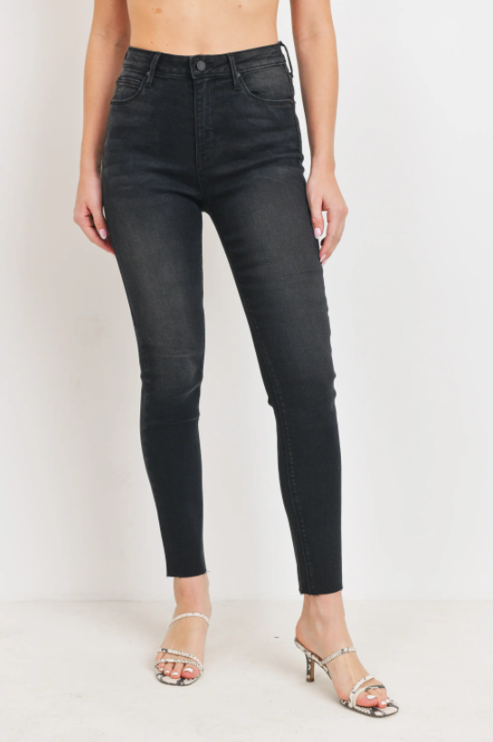The Malia Scissor Cut Skinny Jeans by Just Black Denim