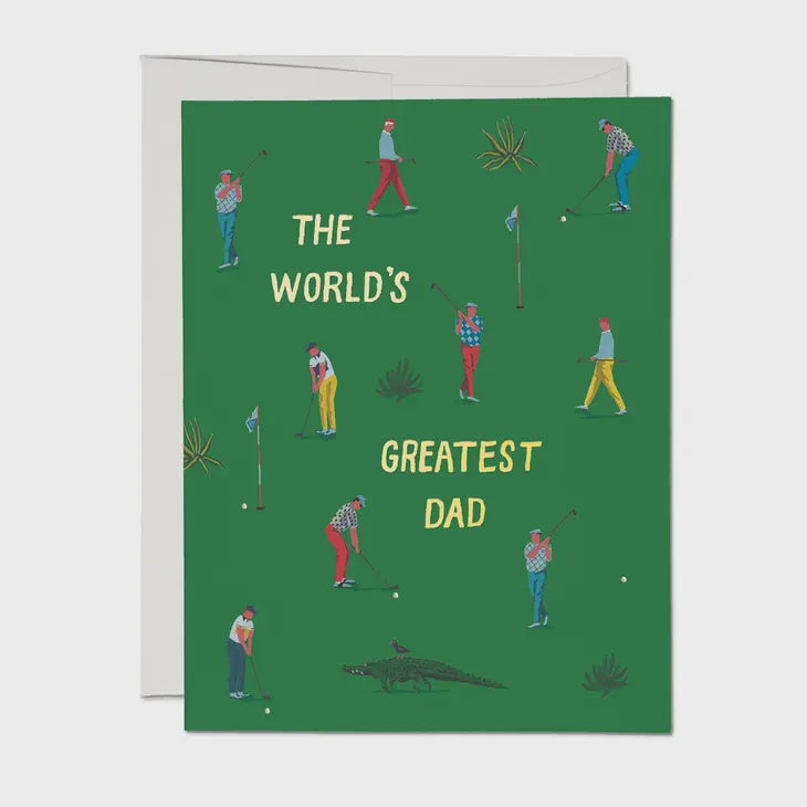 The Golf Dad Father&#39;s Day Greeting Card
