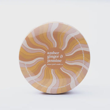 The Groovy Swirl Tin Candle by Ginger June Candle Co.
