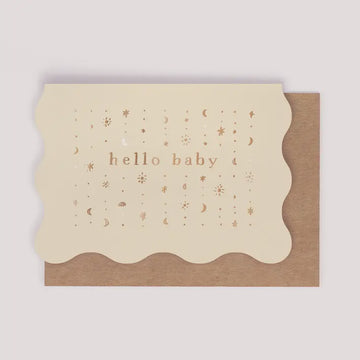 The Hello Baby Card by Sister Paper Co