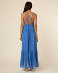 The Jailys Satin Maxi Dress by FRNCH