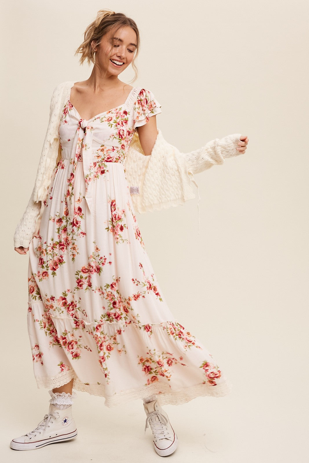ivy floral maxi dress Ivy Botanical Maxi Dress
