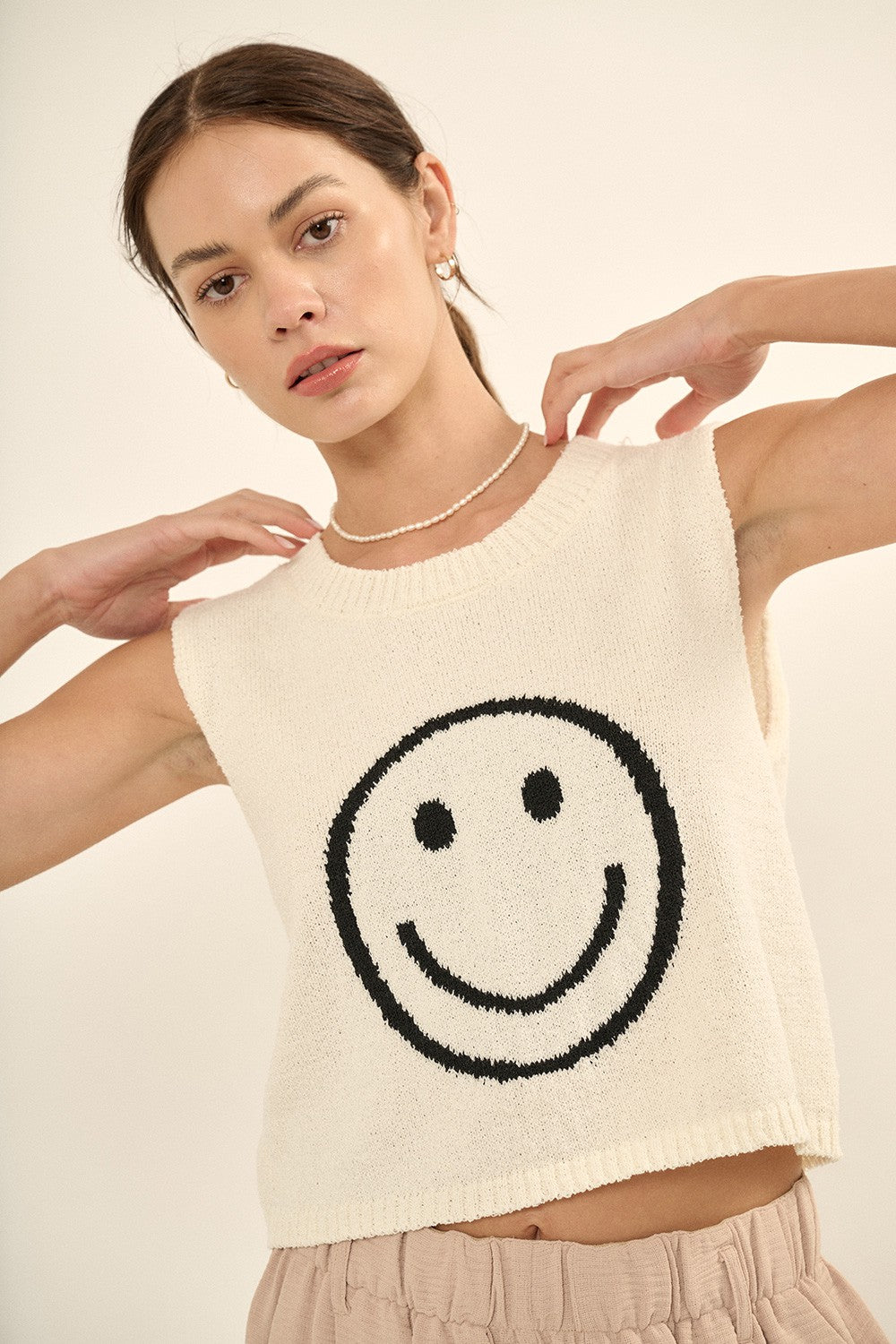 The Smiley Sleeveless Top