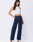 The Linny Button Fly Wide Leg Jeans