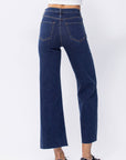 The Linny Button Fly Wide Leg Jeans