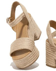 The Casta Woven Platform Sandals