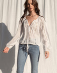 The Maggie Lace Long Sleeve Top