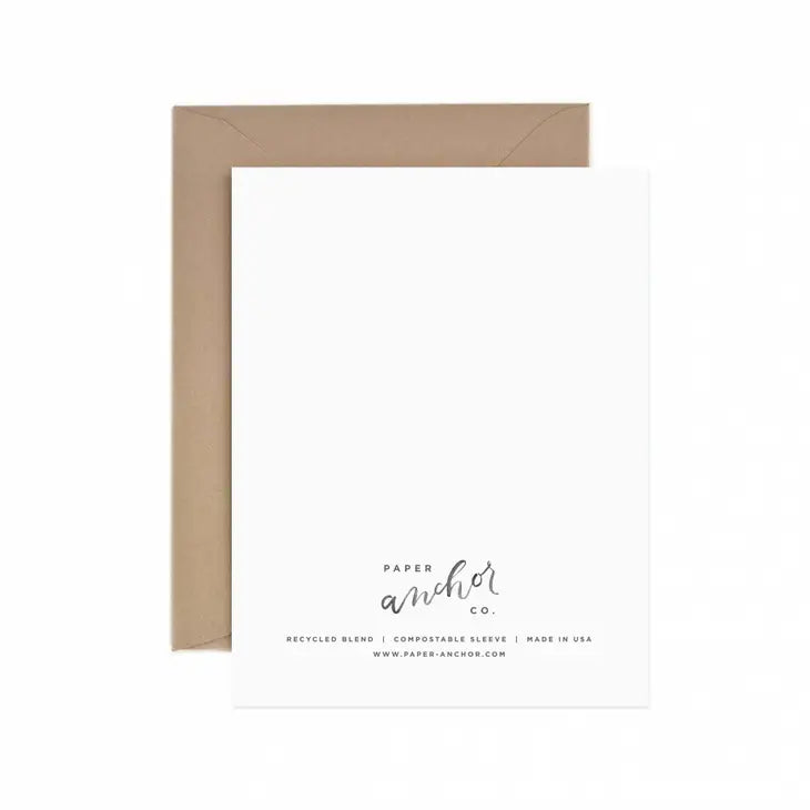 The Welcome Baby Nursery Greeting Card by Paper Anchor Co