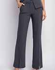 The Stasi Tailored Top + Flare Pants Set - Sold Separately