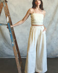 The Marley Linen Top + Pants Set - Sold Separately