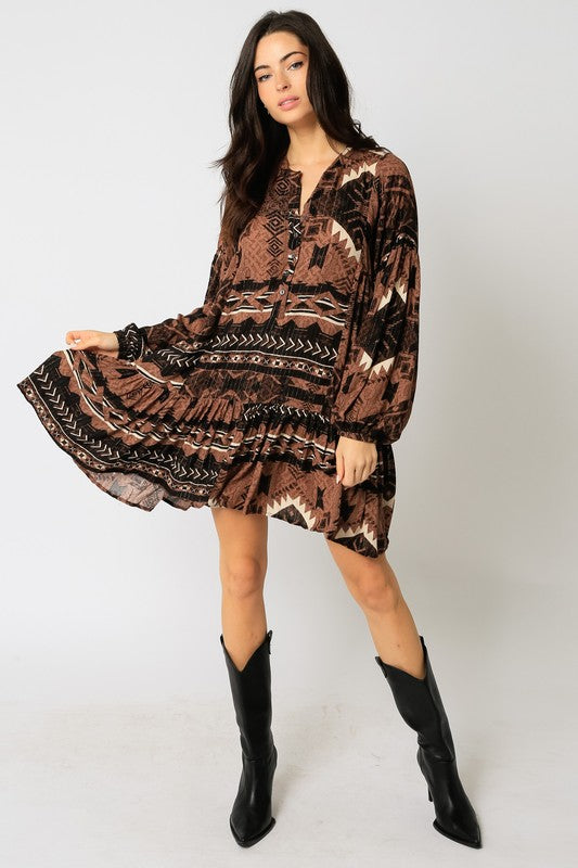 The Nell Printed Dress