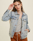 The Nicolette Classic Denim Jean Jacket