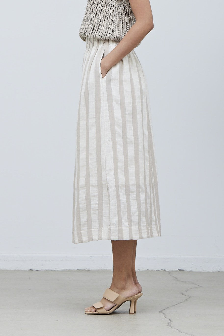 The Nina Linen Maxi Skirt