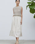 The Nina Linen Maxi Skirt