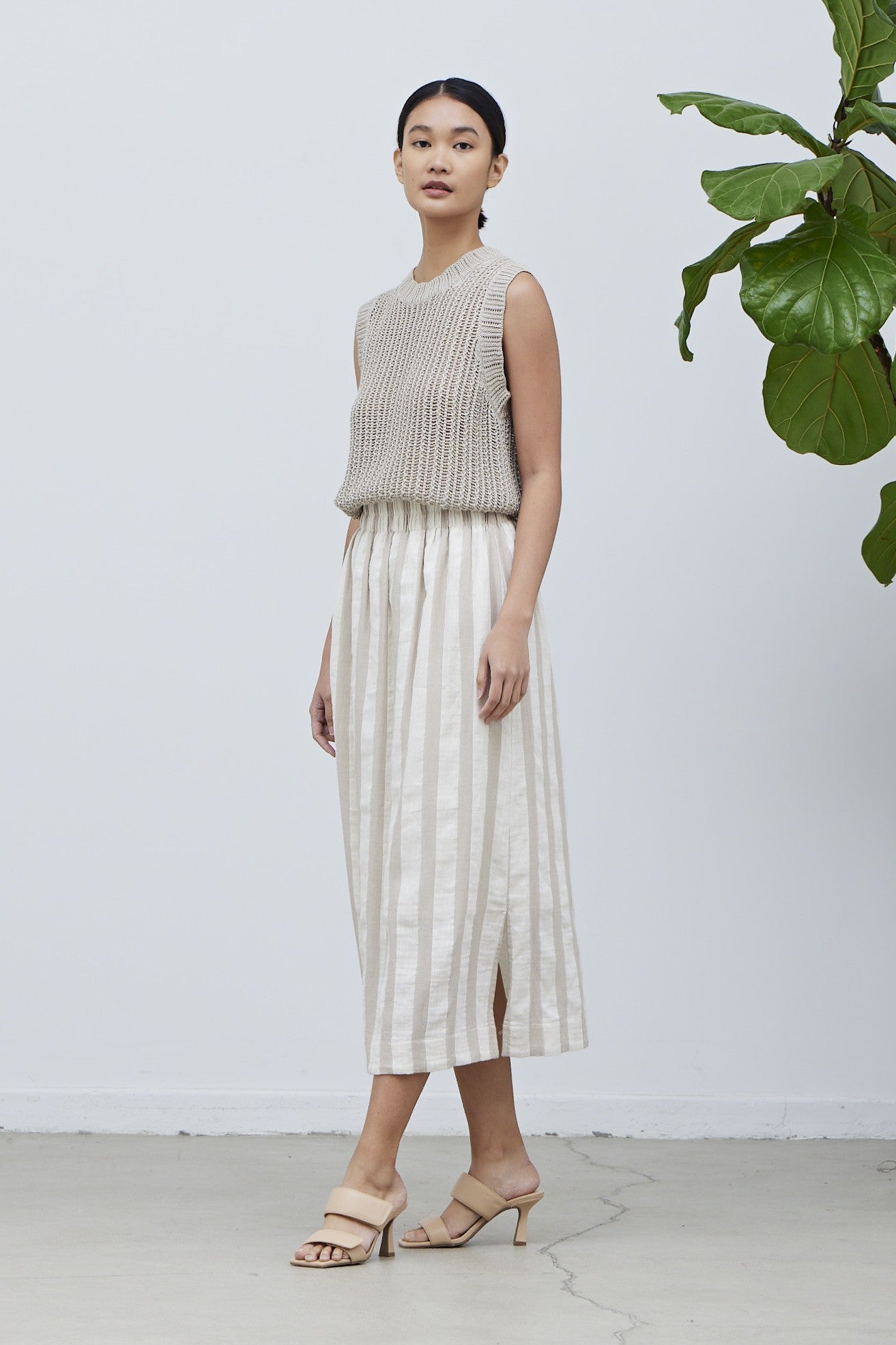 The Nina Linen Maxi Skirt