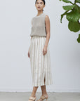 The Nina Linen Maxi Skirt