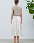 The Nina Linen Maxi Skirt