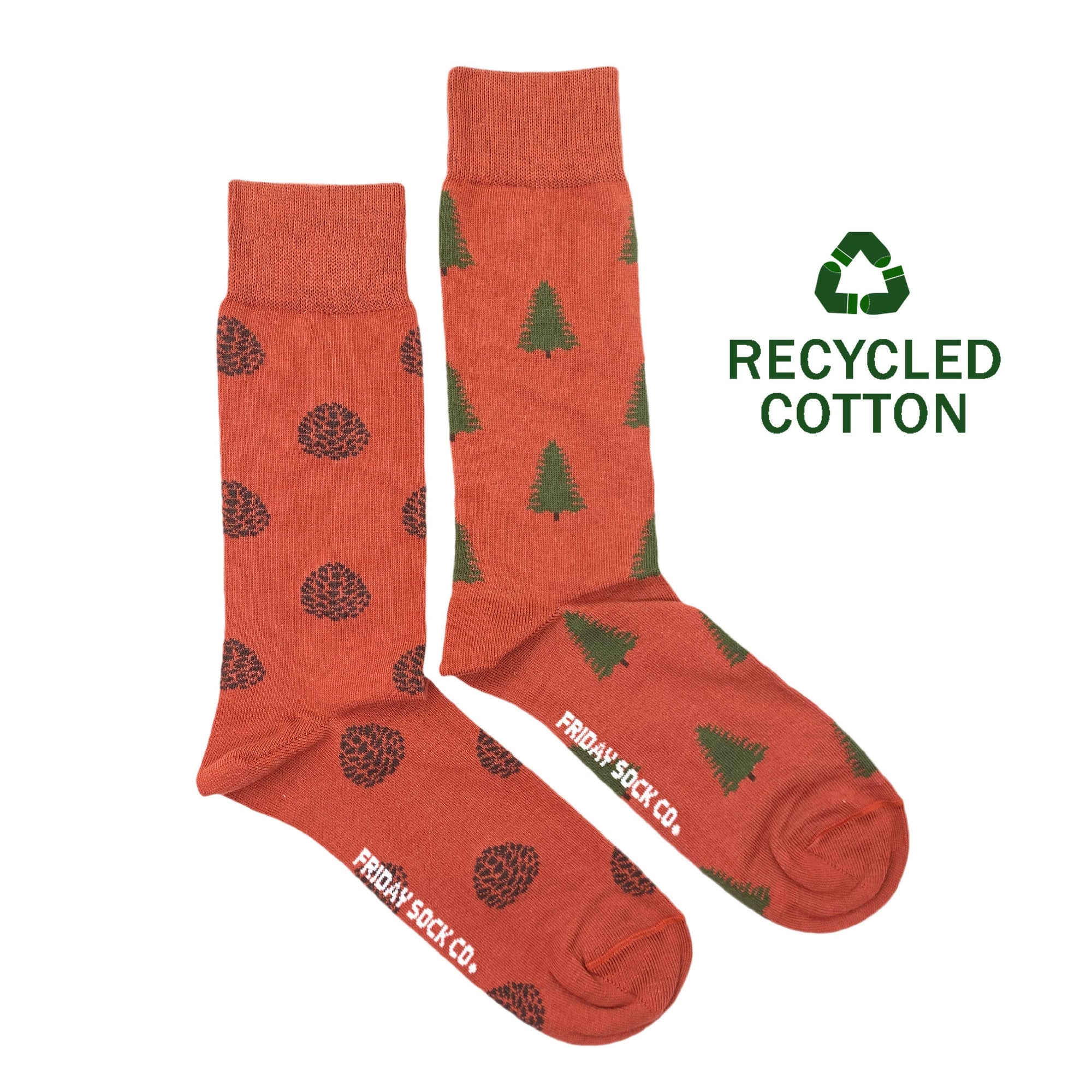 The Pine Men&#39;s Recycled Mismatch Socks by Friday Sock Co.