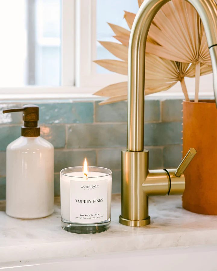 The Torrey Pines Soy Glass Candle by Corridor Candle Co.