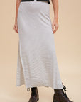 The Reba Striped Maxi Skirt