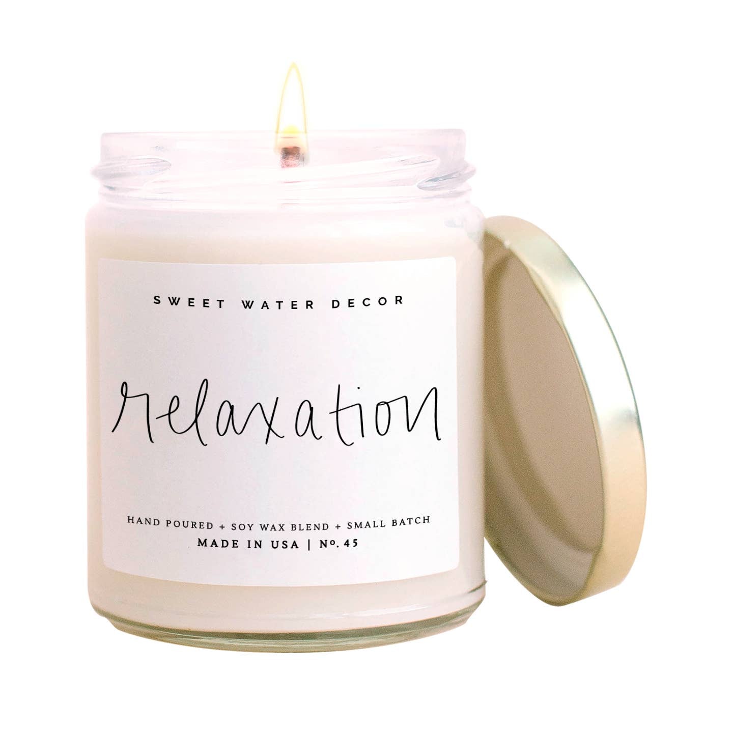 Relaxation Soy Candle by Sweet Water Decor