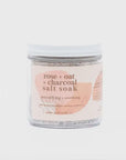 The Rose + Oat + Charcoal Salt Soak by Ginger June Candle Co.