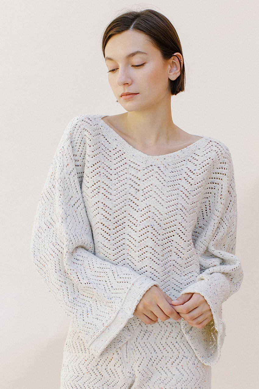 The Sadie Speckled Knit Sweater