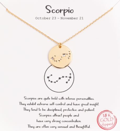 The Shea 18K Gold-Dipped Constellation Necklaces