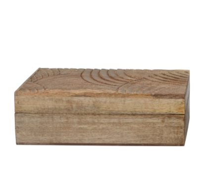 The Hand-Carved Mango Wood Box