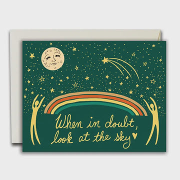 The Look at the Sky Card by Rainbow Vision